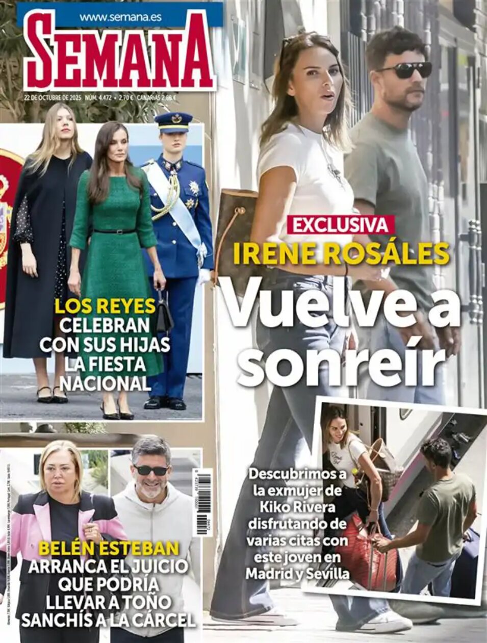 Portada Semana: Irene Rosales y su nueva ilusión | Foto: Semana