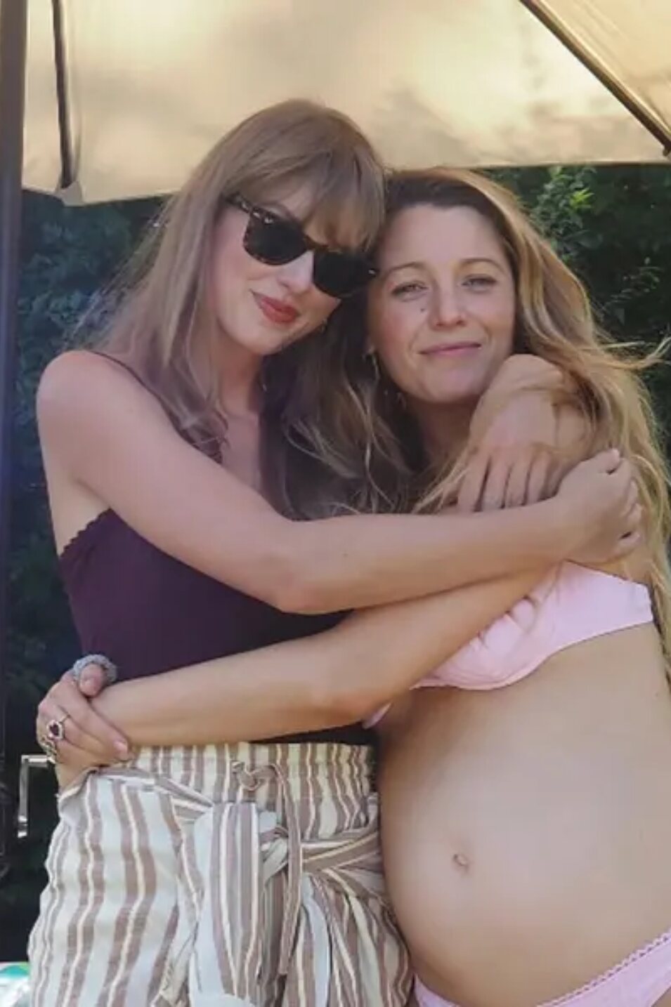 Taylor Swift y Blake Lively juntas cuando Blake ella estaba embarazada | Foto: Instagram