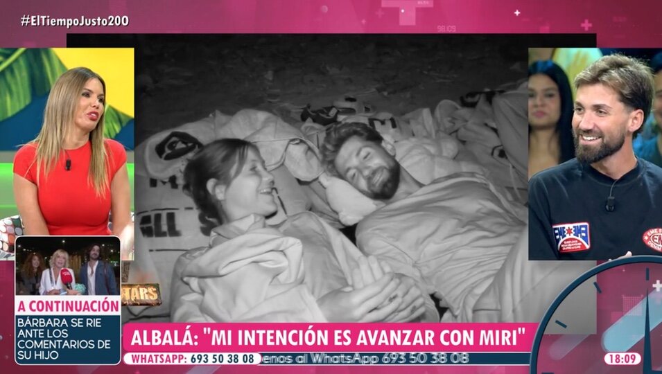 Marta López hablando de Miri | Fotografía: Telecinco