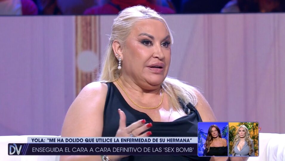 Raquel Mosquera en 'De viernes' preocupado por su marido | Foto: Telecinco.es
