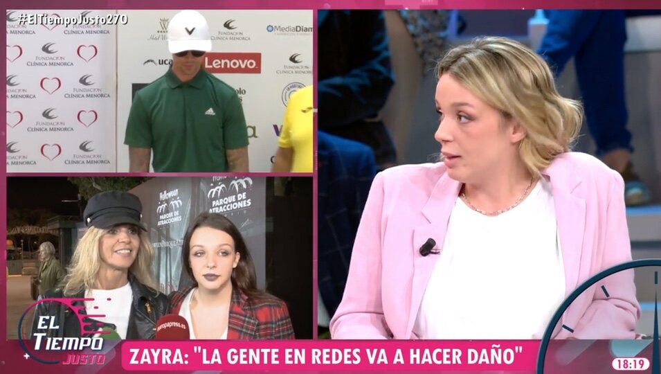 Zayra Gutiérrez en televisión | Fotografía: Telecinco