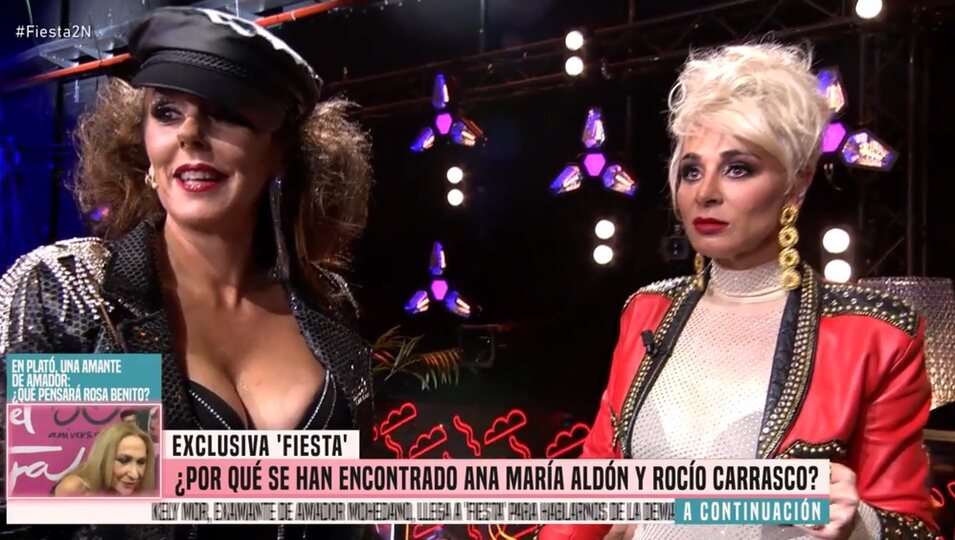 Ana María Aldón y Rocío Carrasco | Foto: telecinco.es