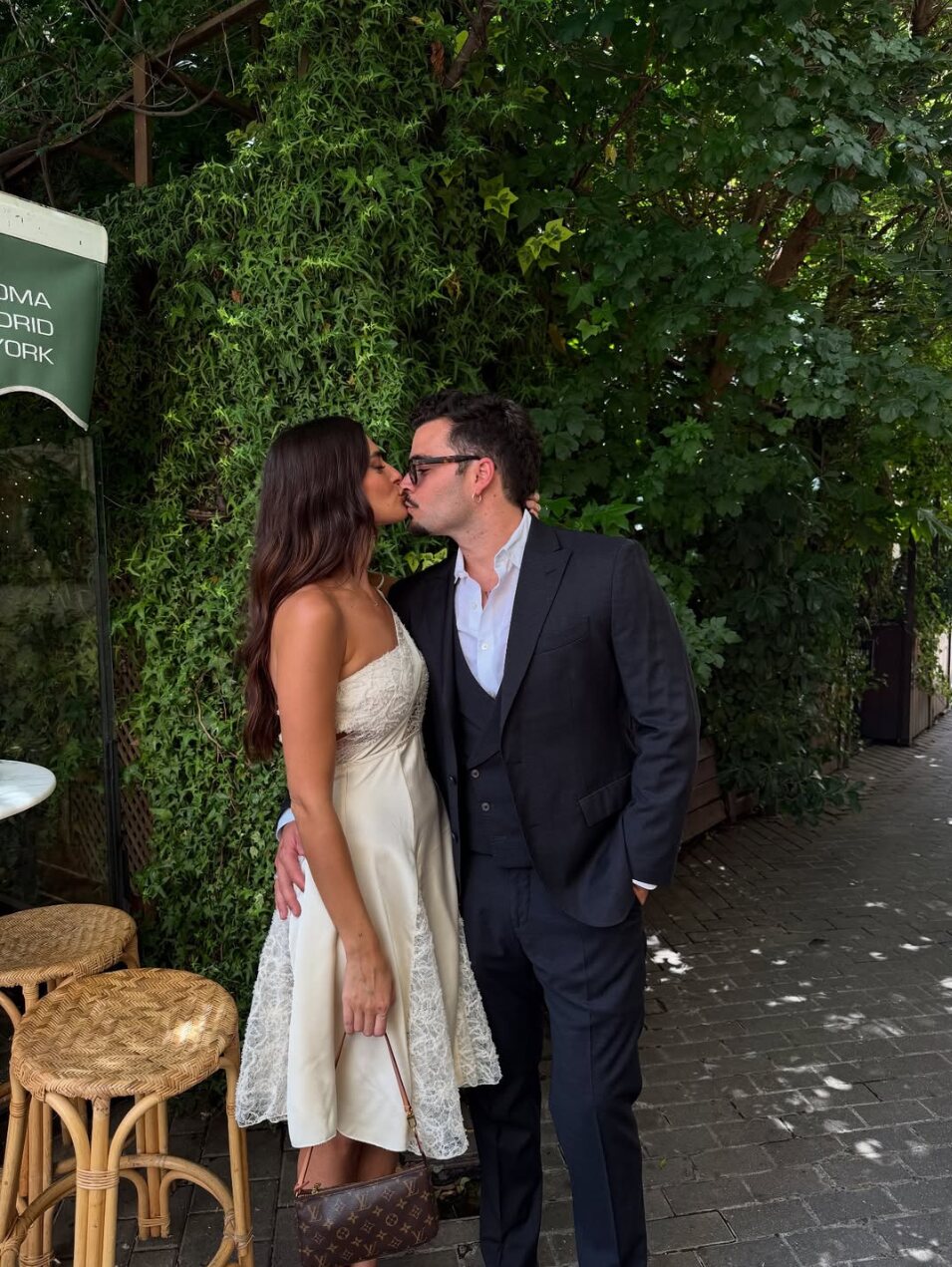 Susana Molina y Guille Valle el día de su boda civil | Foto: Instagram