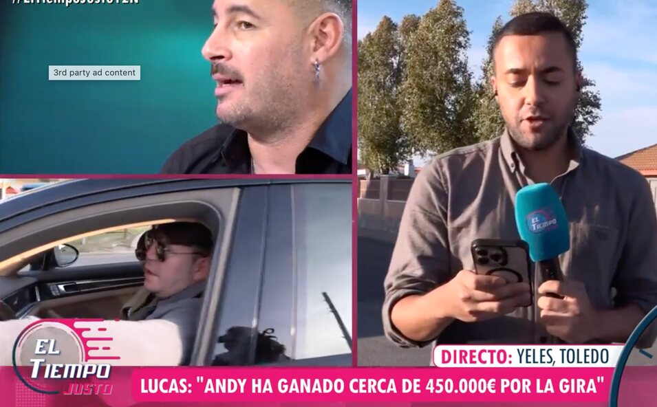 Lucas salta por todo lo contado por Andy en la televisión | Foto: Telecinco.es