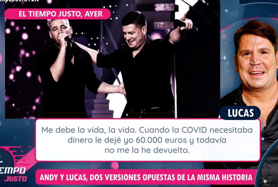 Lucas salta por todo lo contado por Andy en la televisión | Foto: Telecinco.es