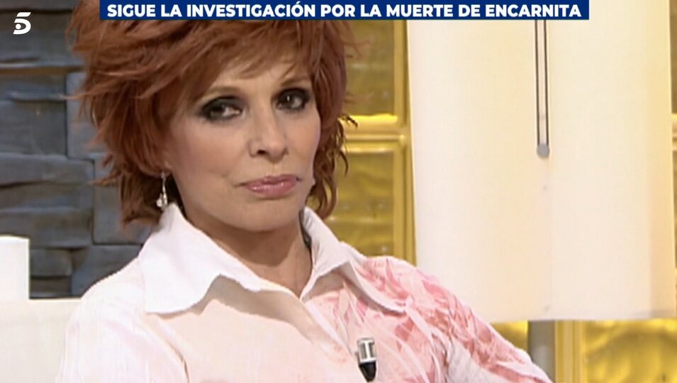 Encarnita Polo en un programa de televisión | Foto: telecinco.es