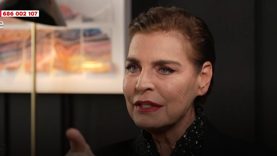 Antonia Dell'Atte en su entrevista confesando varios pasajes demoledores de su matrimonio con Alessandro Lequio | Foto: RTVE