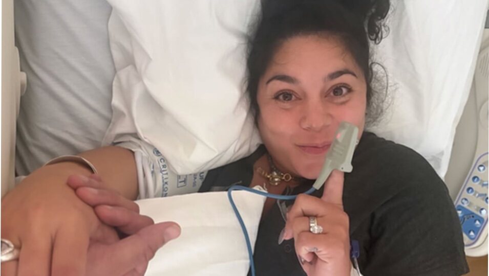 Vanessa Hudgens en el hospital | Fotografía: RRSS