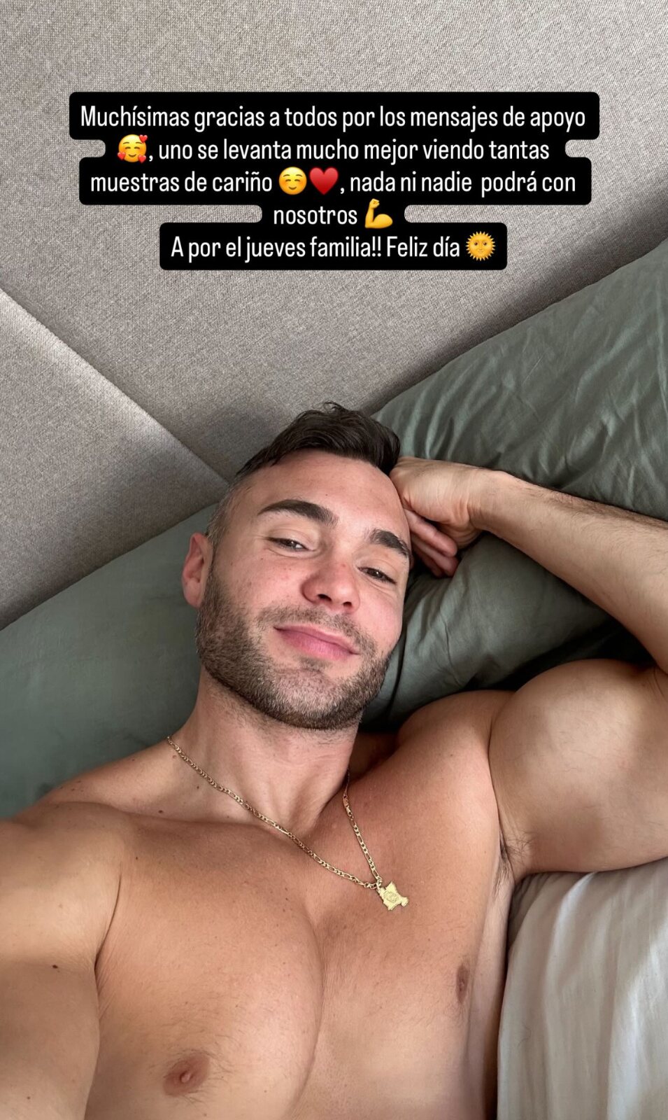 Cristian Suescun agradece el apoyo de sus seguidores | Fotografía: RRSS