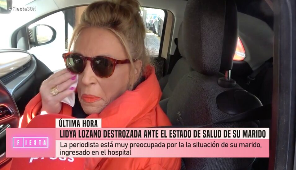 Lydia Lozano devastada por la situación de su marido | Foto: Telecinco.es