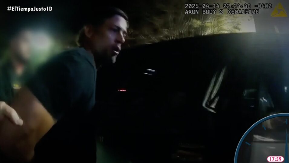 Momento de la detención de William Levy | Foto: telecinco.es