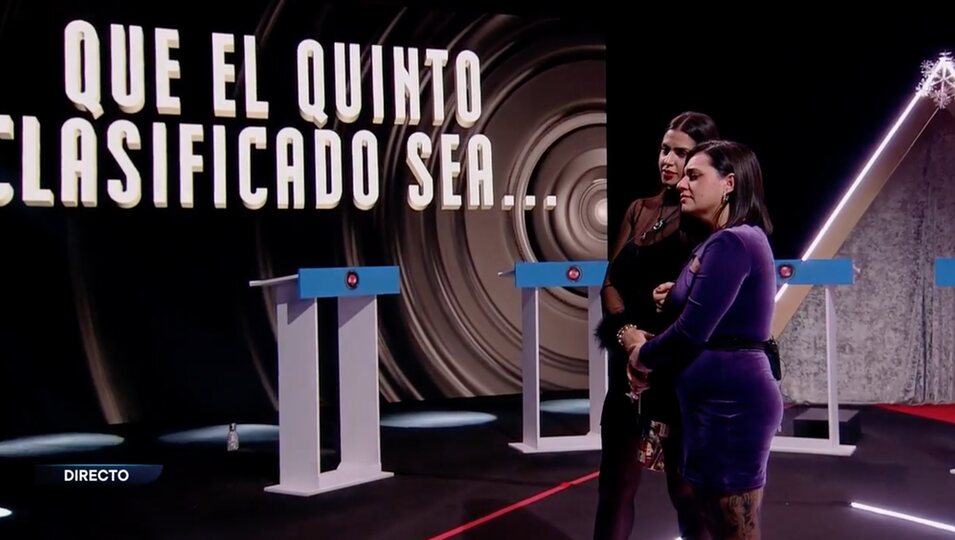 Rocío y Desirée se disputan el último puesto en la final de 'GH 20' | Fotografía: Telecinco