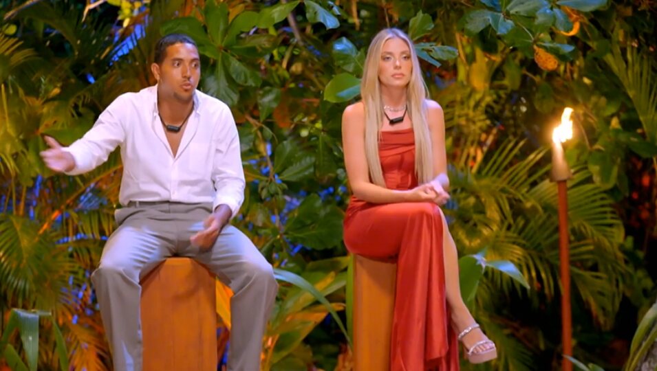 Claudia y Gilbert se encuentran en la hoguera final | Fotografía: Telecinco