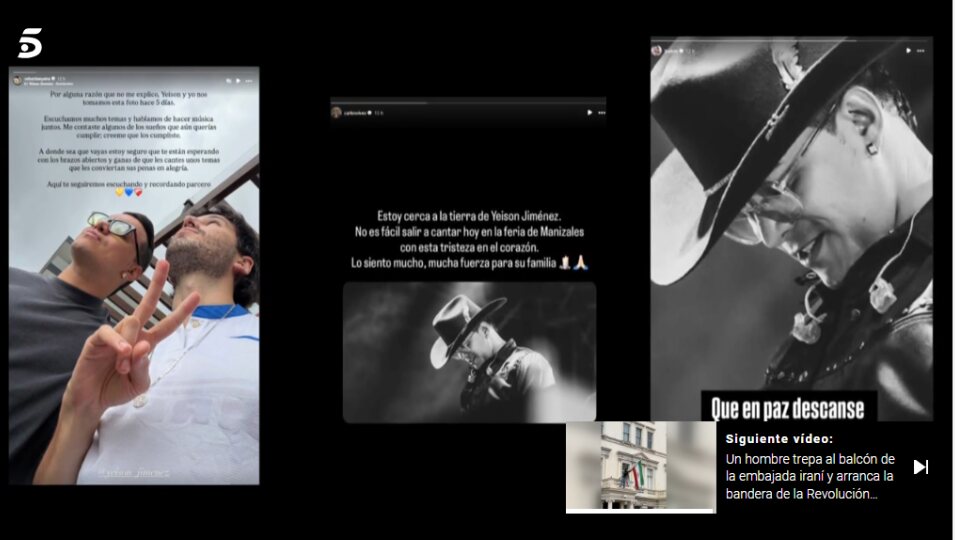 Mensajes de despedida de sus compañeros de profesión | Fotografía: Telecinco