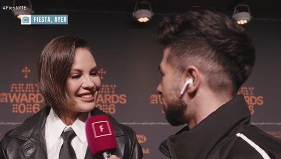 Jessica Bueno afirmando que está conociendo a alguien | Foto: Telecinco.es