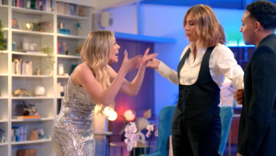 Claudia grita a Gilbert en ele reencuentro | Foto: Telecinco.es