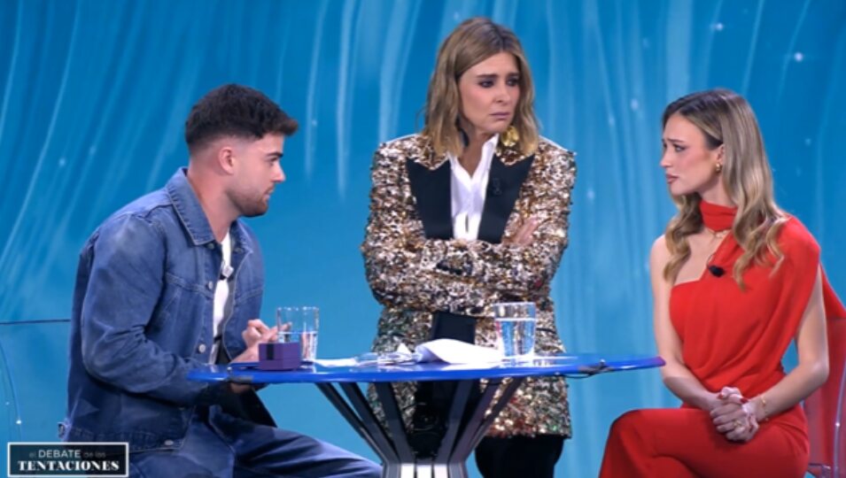 Darío y Almudena se reencuentran en 'El debate final de las tentaciones' | Foto: Telecinco.es