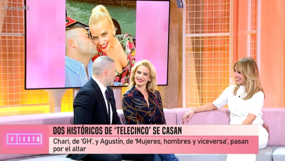 Chari Lojo y Agustín Redondo se casan | Foto: Telecinco.es