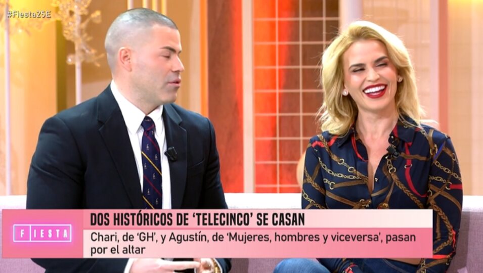 Chari Lojo y Agustín Redondo se casan | Foto: Telecinco.es