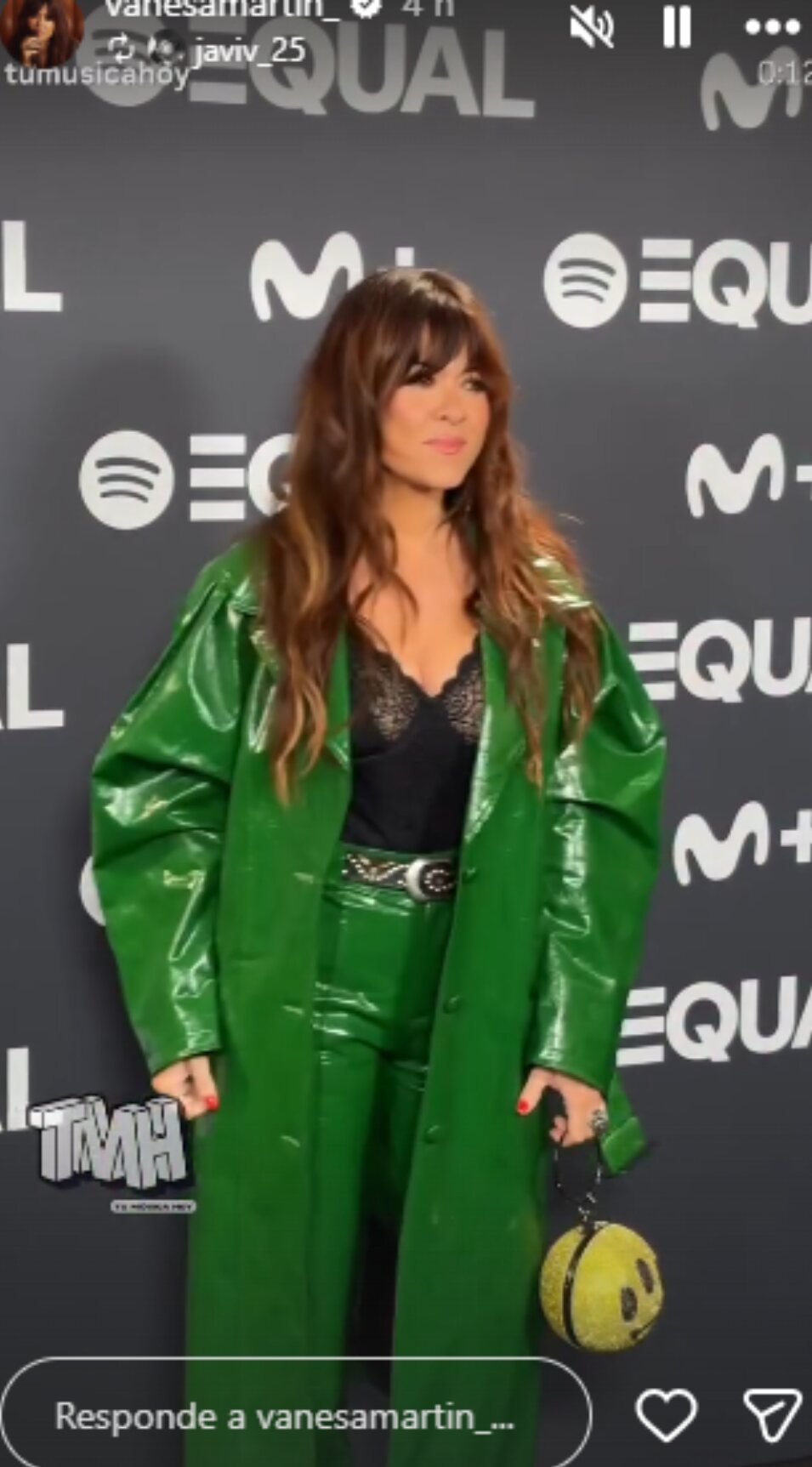 Vanesa Martín en la gala Spotify EQUAL| Foto: Instagram