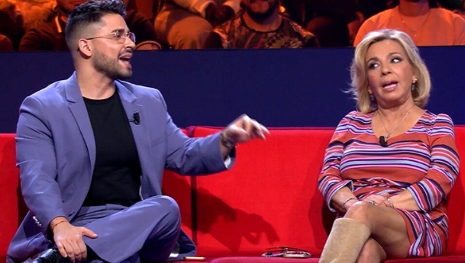 Miguel Firgenti y Carmen Borrego en el plató de 'GH DÚO 4' | Foto: Telecinco.es