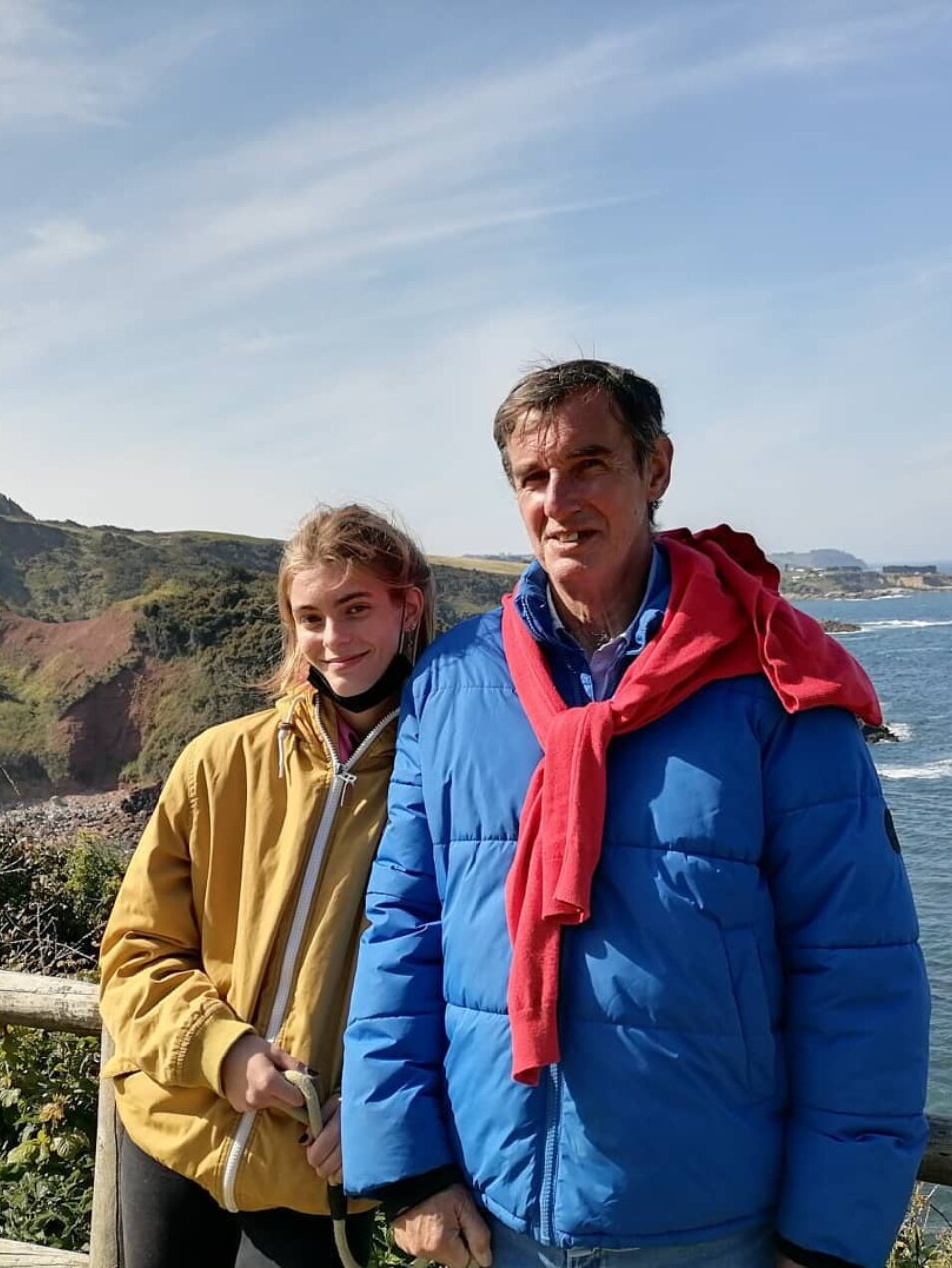 Cristina Pérez Galcenco junto a su padre Nacho Pérez | Foto: Instagram