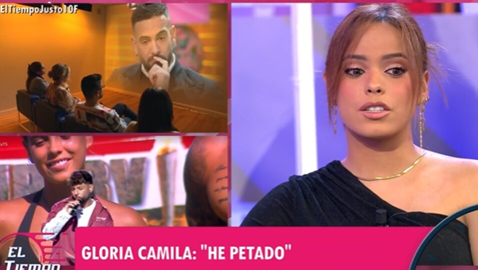 Gloria Camila no puede más con el tema del triángulo amoroso | Foto: Telecinco.es