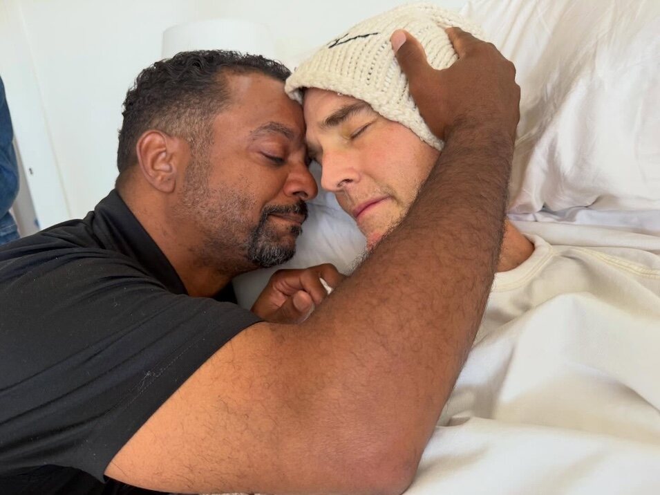 Alfonso Ribeiro con James Van der Beek antes de su muerte | Instagram