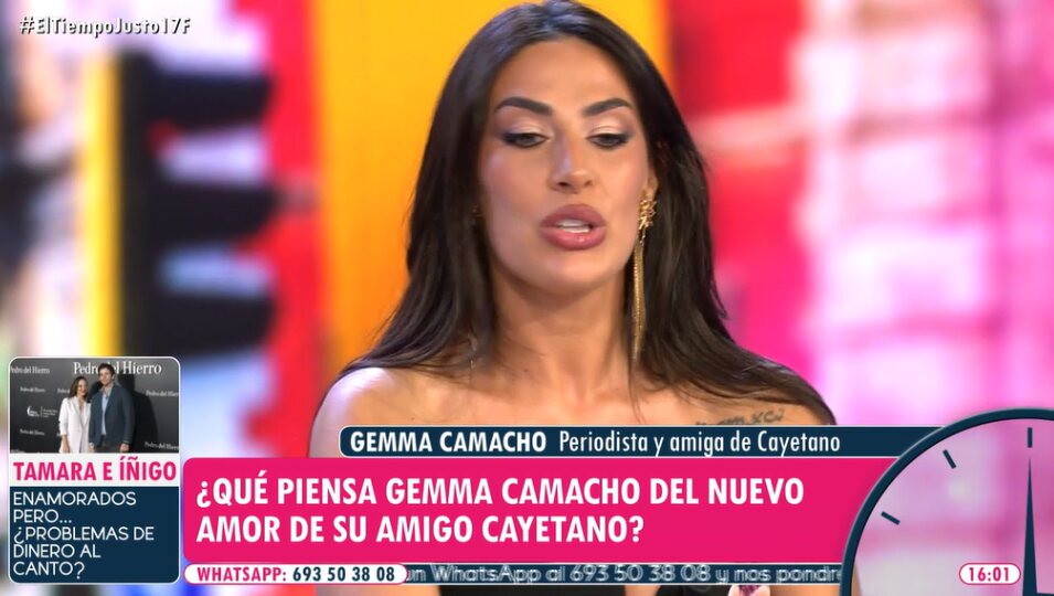 Gemma Camacho opina de la relación de Cayetano Rivera y Tamara Gorro | Fotografía: Telecinco