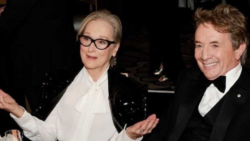 Meryl Streep y Martin Short juntos en unos premios | Foto: Twitter 