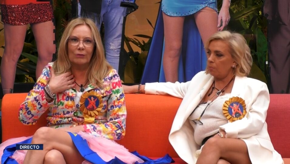 Belén con un cabreo minumental al saber que Carlos se tiene que batir en duelo con Sandra | Foto: Telecinco.es