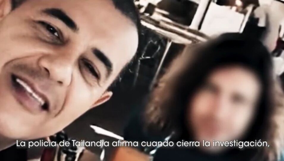 Daniel Sancho con Edwin Arrieta | Fotografía: Telecinco