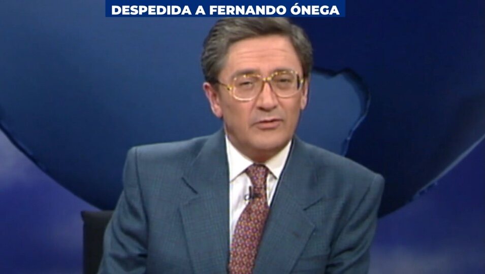 Fernando Ónega presentando el telediario | Foto: telecinco.es