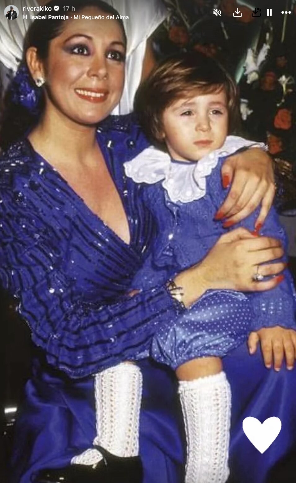 Isabel Pantoja con Kiko Rivera de pequeño | Instagram