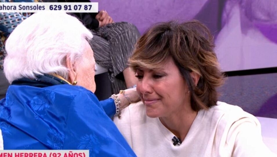 Sonsoles no puede contener la emoción | Foto: Antena3.com