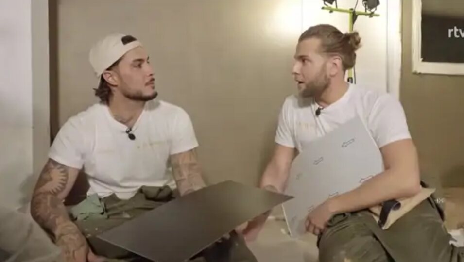 Carlo Costanzia y Eduardo Navarrete hablando sobre su graciosa anécdota | Foto: TVE