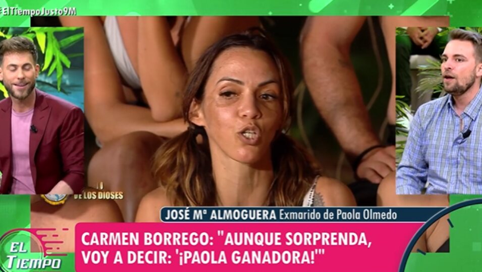 José María Almoguera hablando sobre los puntos fuertes de Paola | Foto: Telecinco.es