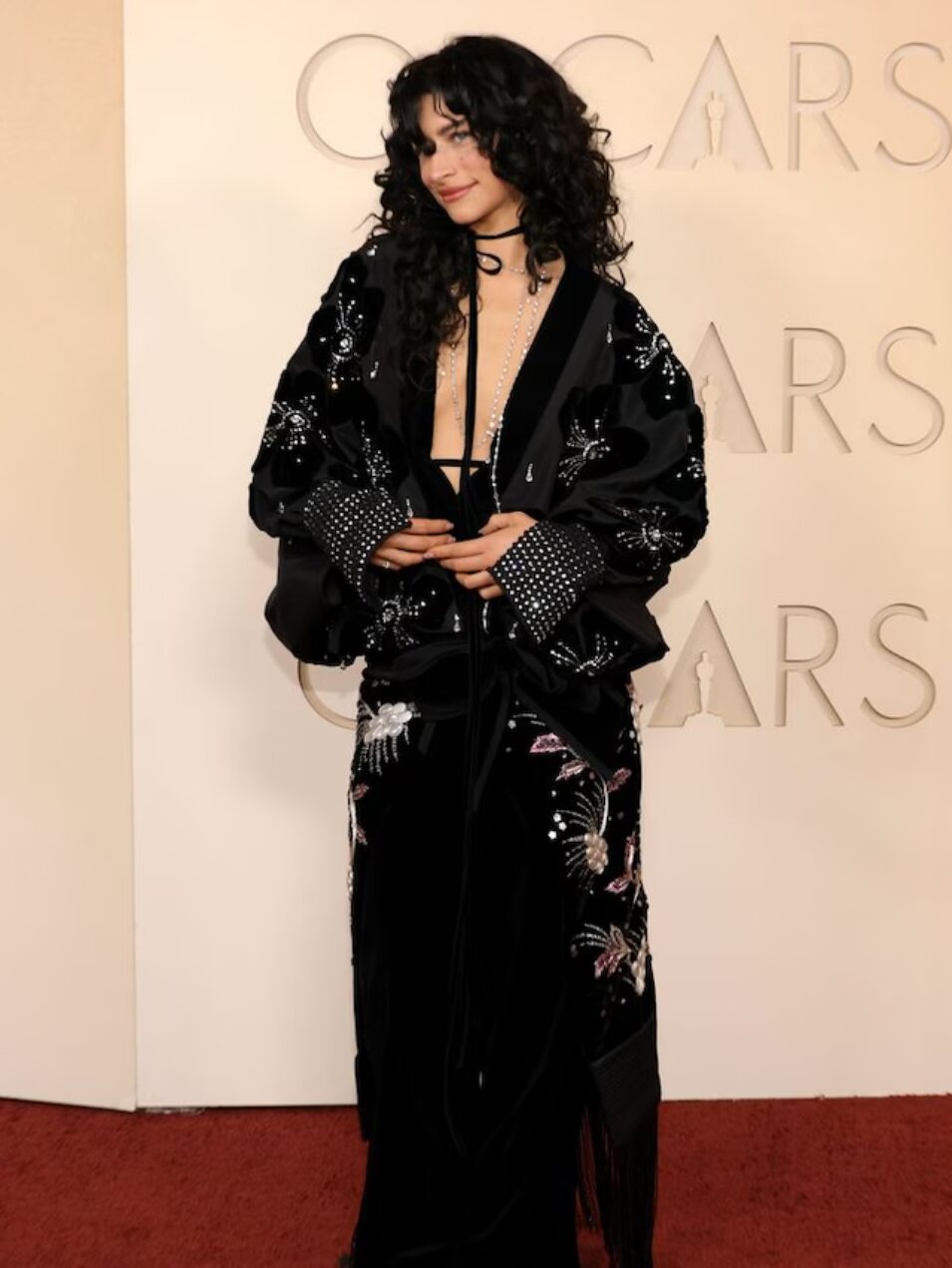 Odessa A'zion en la alfombra roja de los Oscars | Foto: Oscars