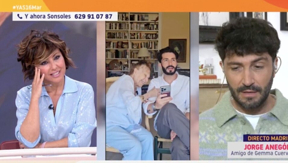 Jorge Anegón habla de Gemma Cuervo | Foto: Antena3