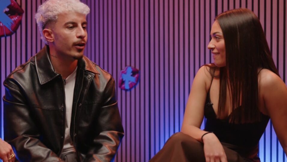 Juanpi y Mara en el cara a cara de 'Tentaciones privé | Foto: Telecinco.es