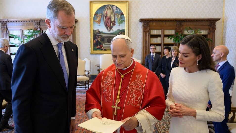 Los Reyes con el Papa | Casa S.M. Rey