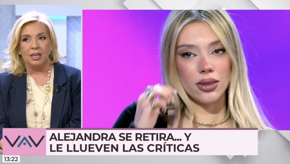 Carmen Borrego habla de Alejandra Rubio |  Foto: telecinco.es