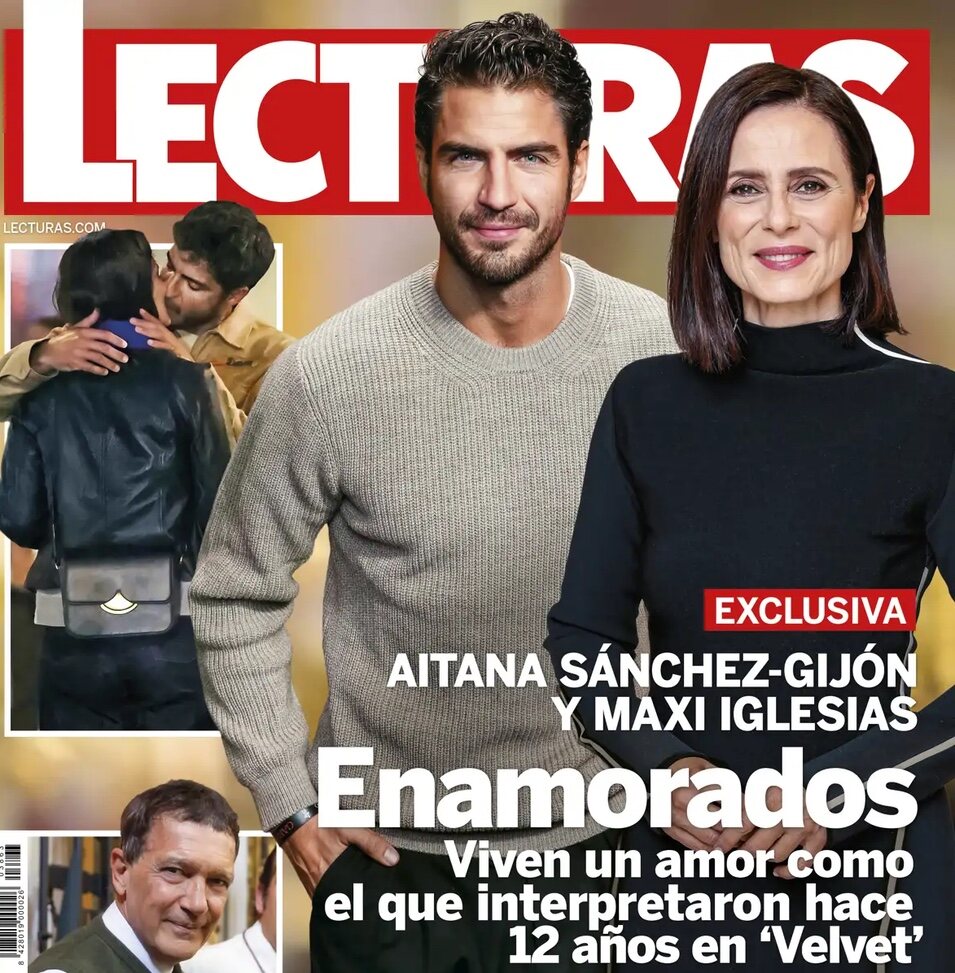 El besazo de Aitana y Maxi en Lecturas