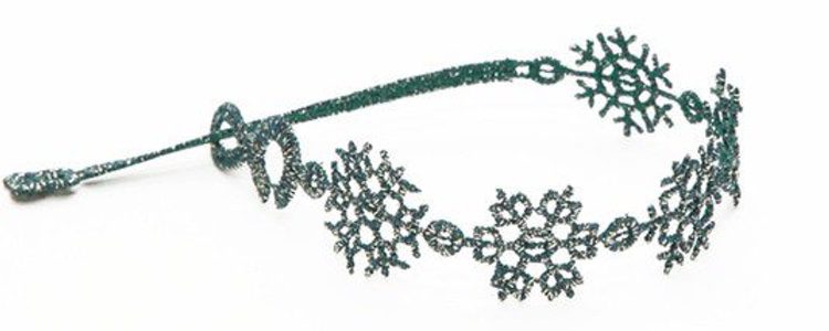 Pulsera de copos de Navidad de Cruciani C