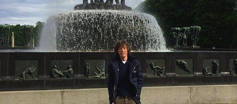  Mick Jagger de paseo en Oslo/Instagram