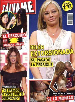 Adriana Ugarte en la revista Sálvame