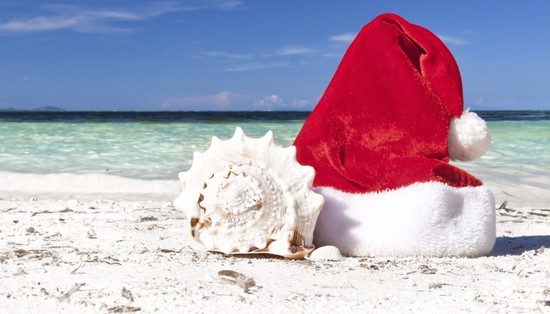 Su 'Papai Noel' tiene un vestuario mucho más ligero que el nuestro