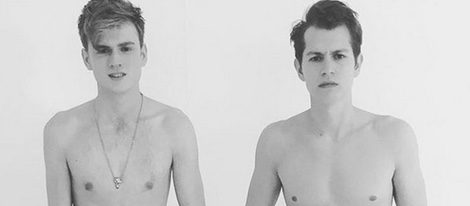 Tristan Evans y James Mcvey | Fuente: Paper Magazine Twitter