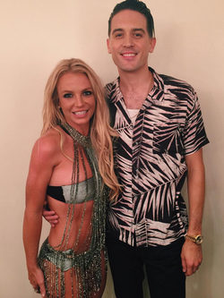 Britney con el rapero estadounidense G-eazy/ Imagen: Instagram