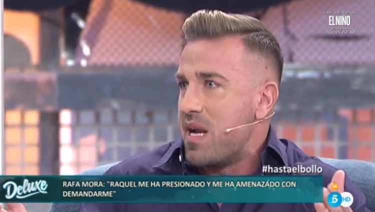 Rafa Mora asegura que Raquel Bollo le ha amenazado / Telecinco.es